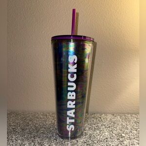 Starbucks “oil slick” sparkly tumbler